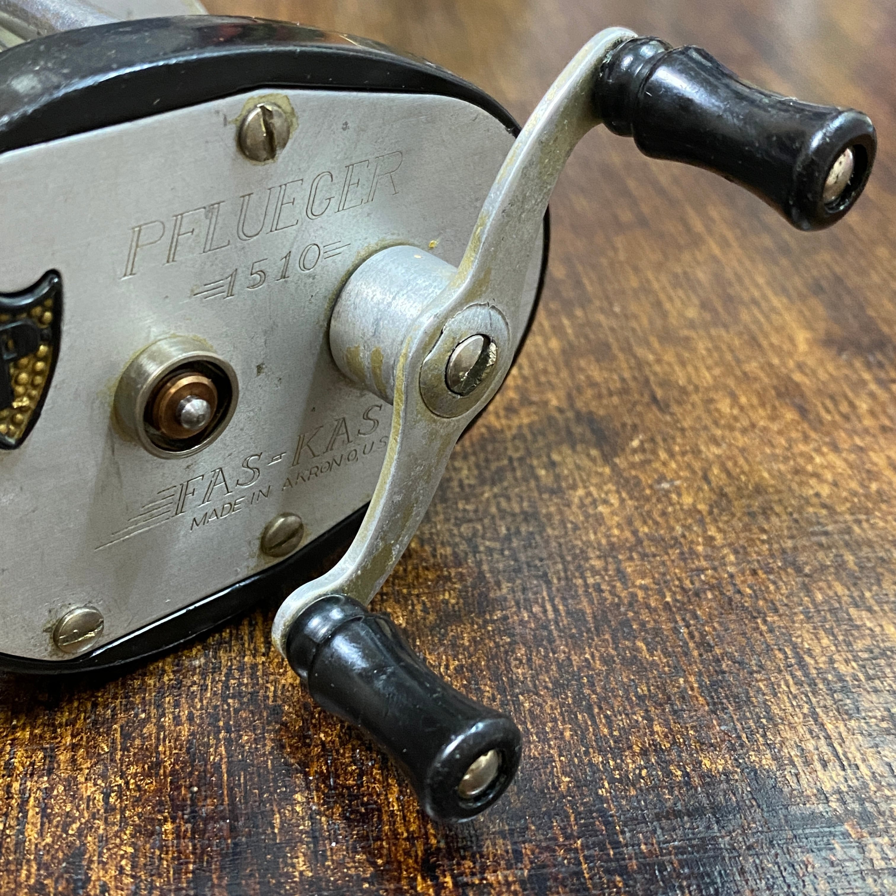 50s PFLUEGER 1510 FAS-KAST メンテ済/ オールドフルーガー ファス