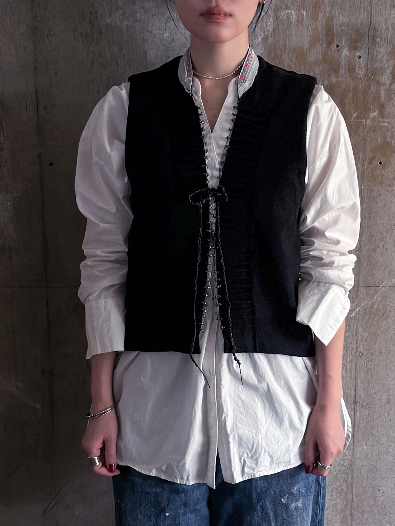 333 original/Dao tribe custom vintage vest