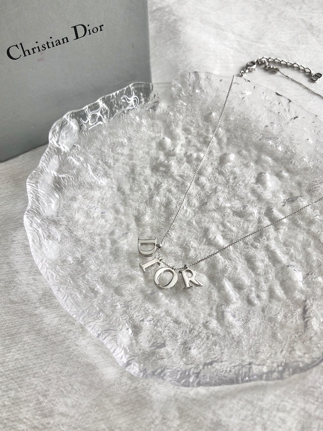 Christian Dior クリスチャン ディオール リング シルバー ロゴ チャーム vintage ヴィンテージ オールド bafjww