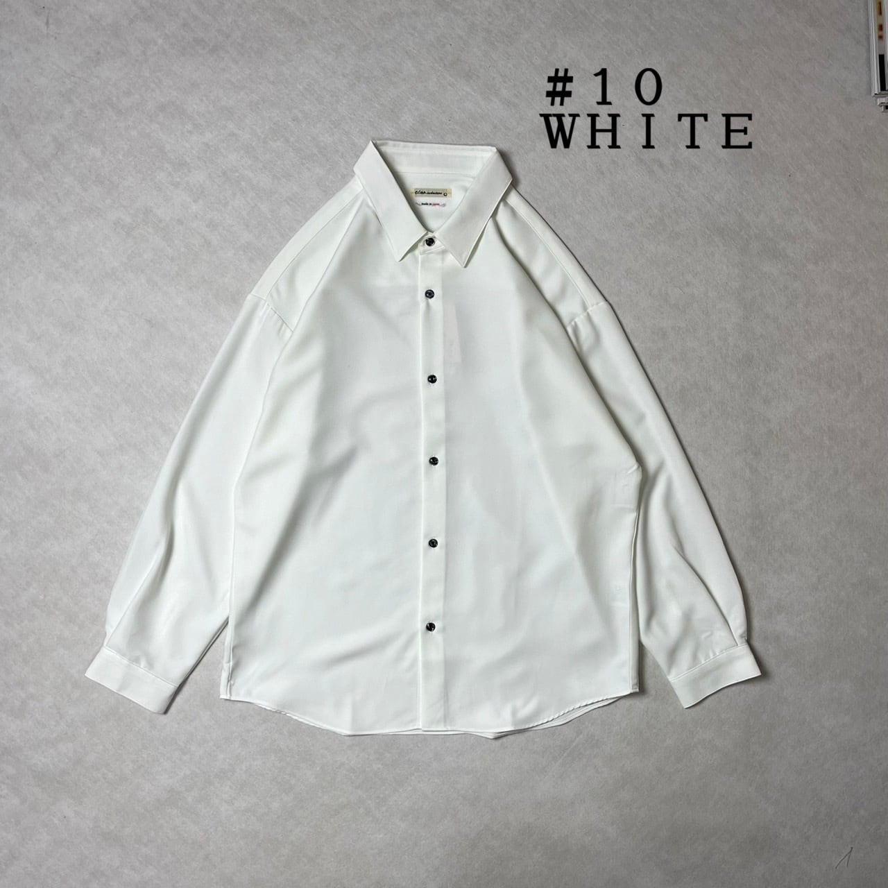 日本製】【定番】リフラクスとろみシャツ ルーズフィット CIAO 221-00