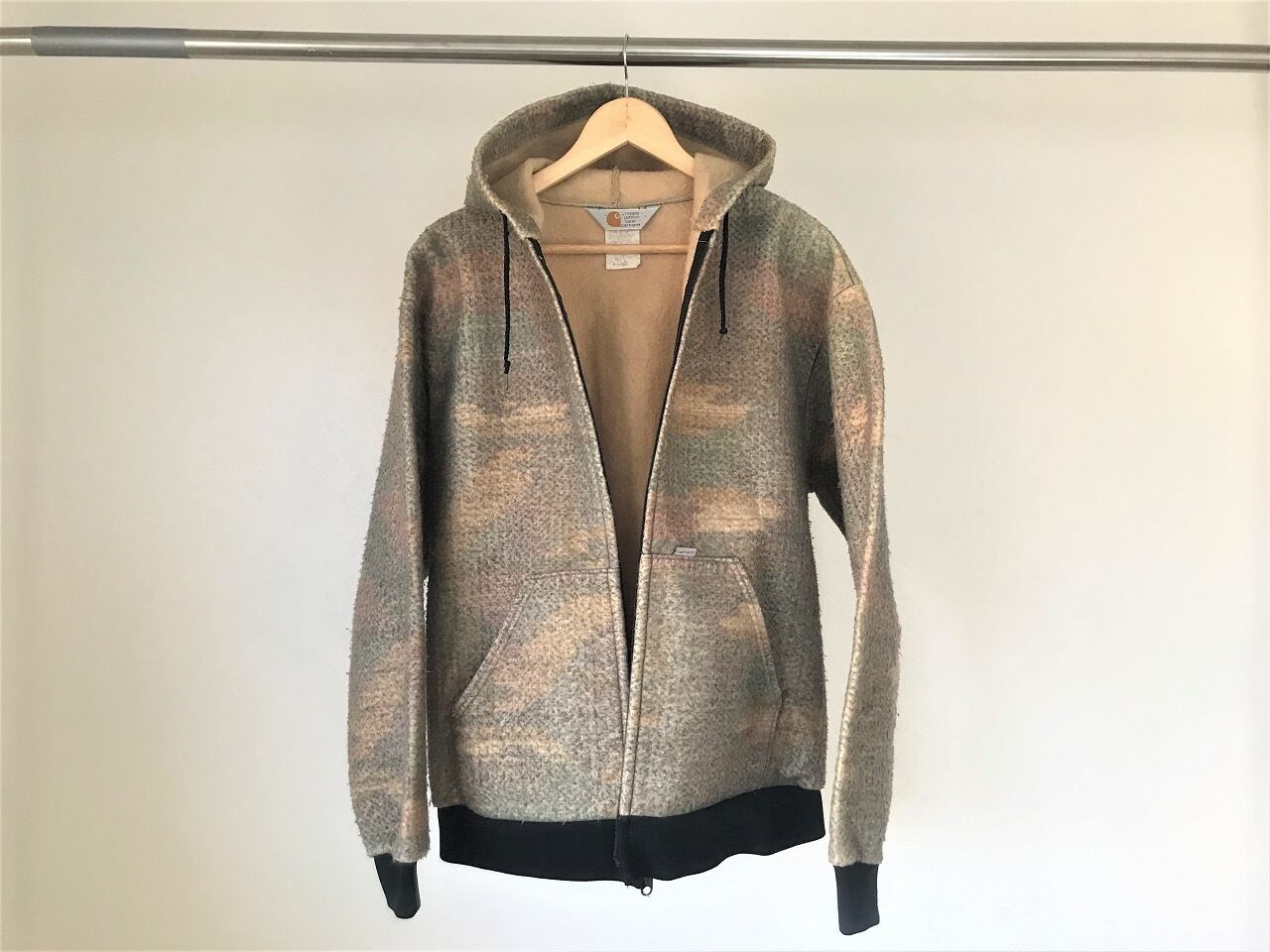 70s~80s Carhartt raised fabric jacket