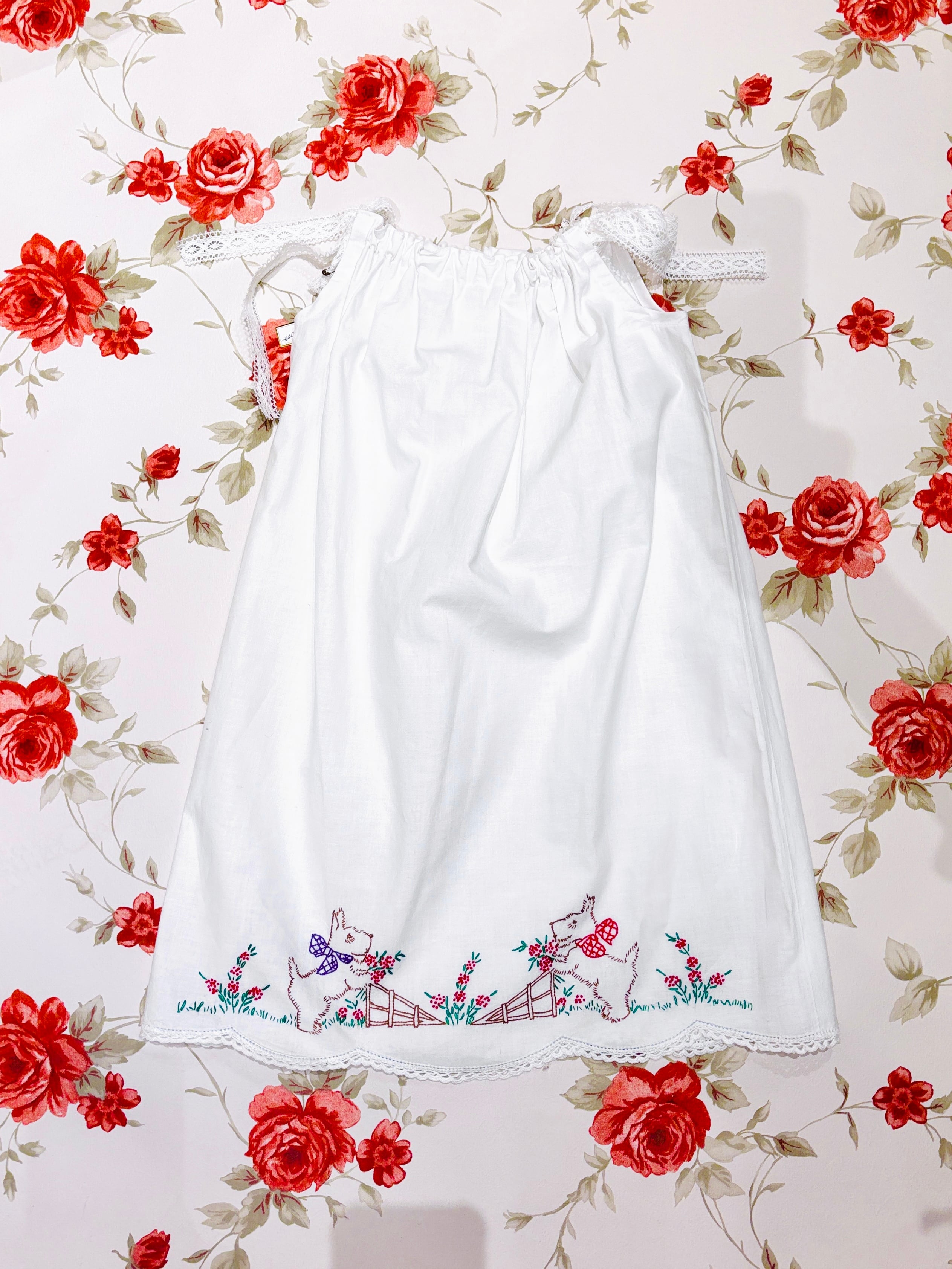 【KIDS vintage】vintage sheets dress . about 2y