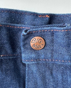 -BIG MAC- Vintage 70s W44L30 Denim Painter Pants made in USA