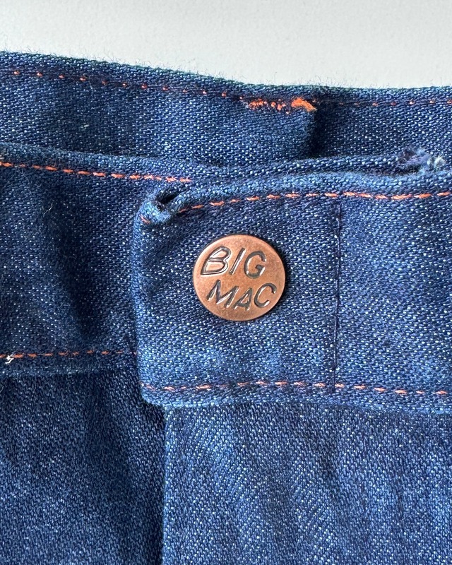 -BIG MAC- Vintage 70s W44L30 Denim Painter Pants made in USA