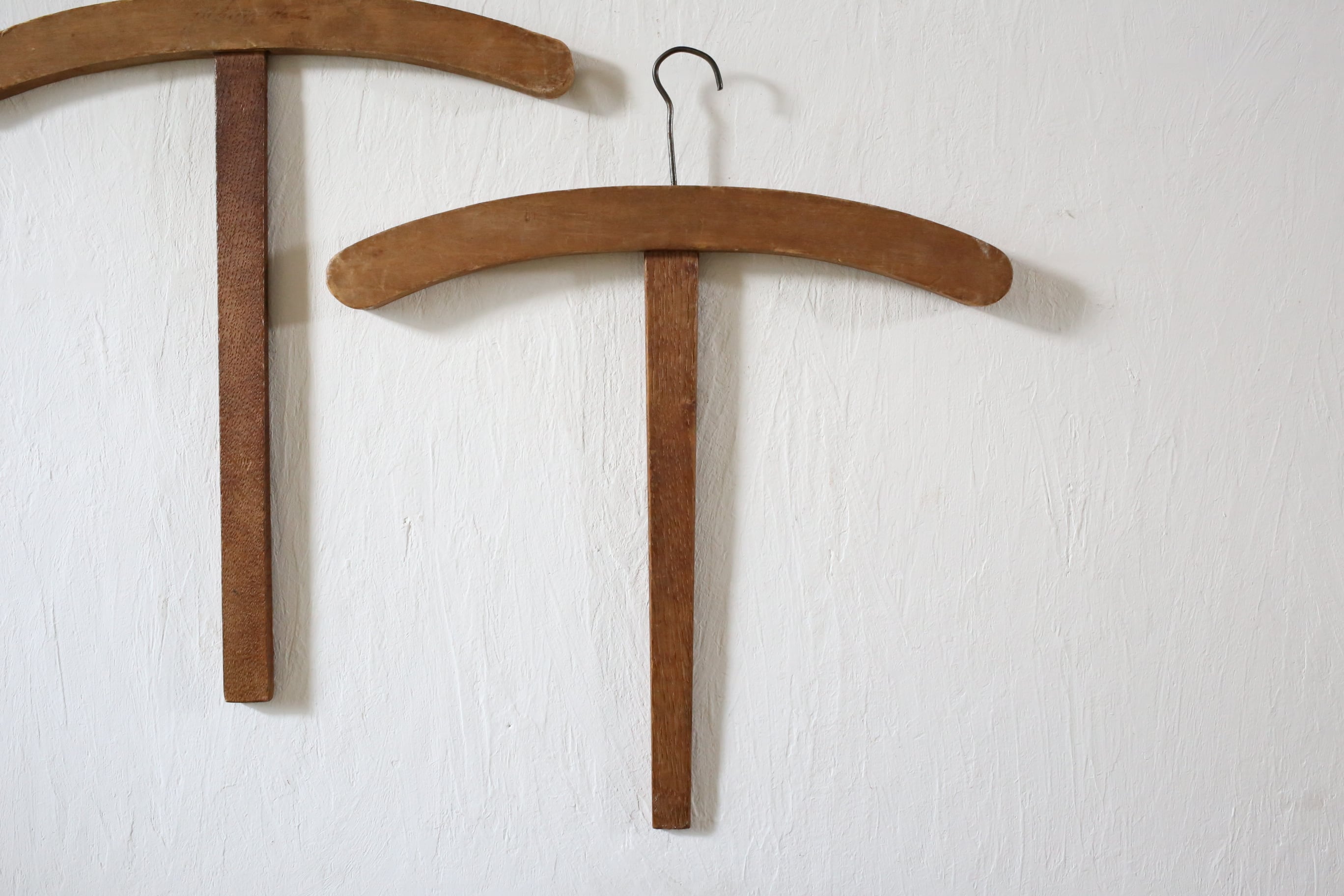 フランス アンティーク ヴィンテージ 木製 十字ハンガー クロス