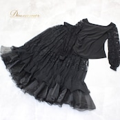 社交ダンス 衣装 スタンダード 上下セット ツーピース レッスンウェア パーティ衣装 ICHIOKU イチオク 黒 花柄 レース 長袖 フォーマル フォーマルウェア ワンピース 謝恩会 スカート 体型カバー おしゃれ おすすめ 可愛い パーティー ドレス ステージ衣装 クロスバック 伸縮性あり レディース スタイルアップ 高級感 着こなし 繊細なデザイン ブラック系