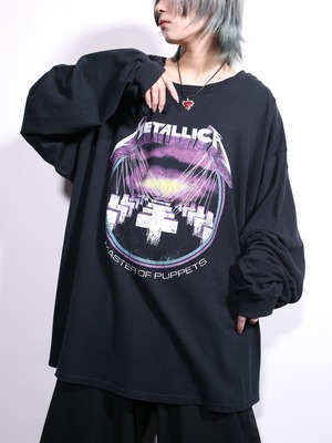 ”METALLICA” XXL print design l/s tee