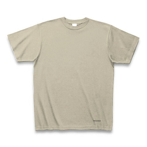 無地 Tシャツ ヘビーウェイト5.6oz (AdvanceJapan小ロゴ入り) シルバーグレー