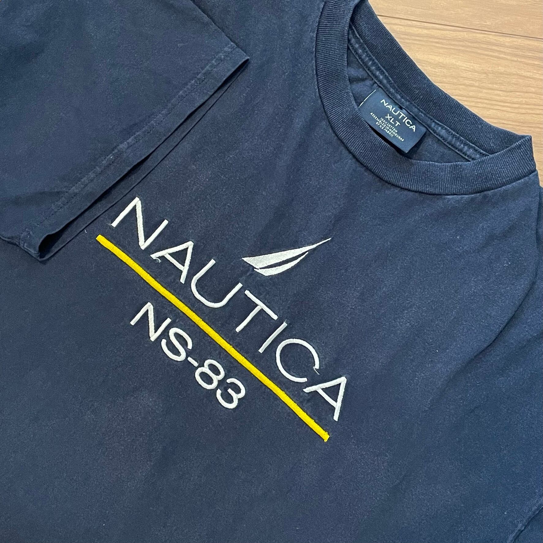 NAUTICA】刺繍ロゴ 半袖 Tシャツ ノーティカ XL ビッグサイズ オーバー ...