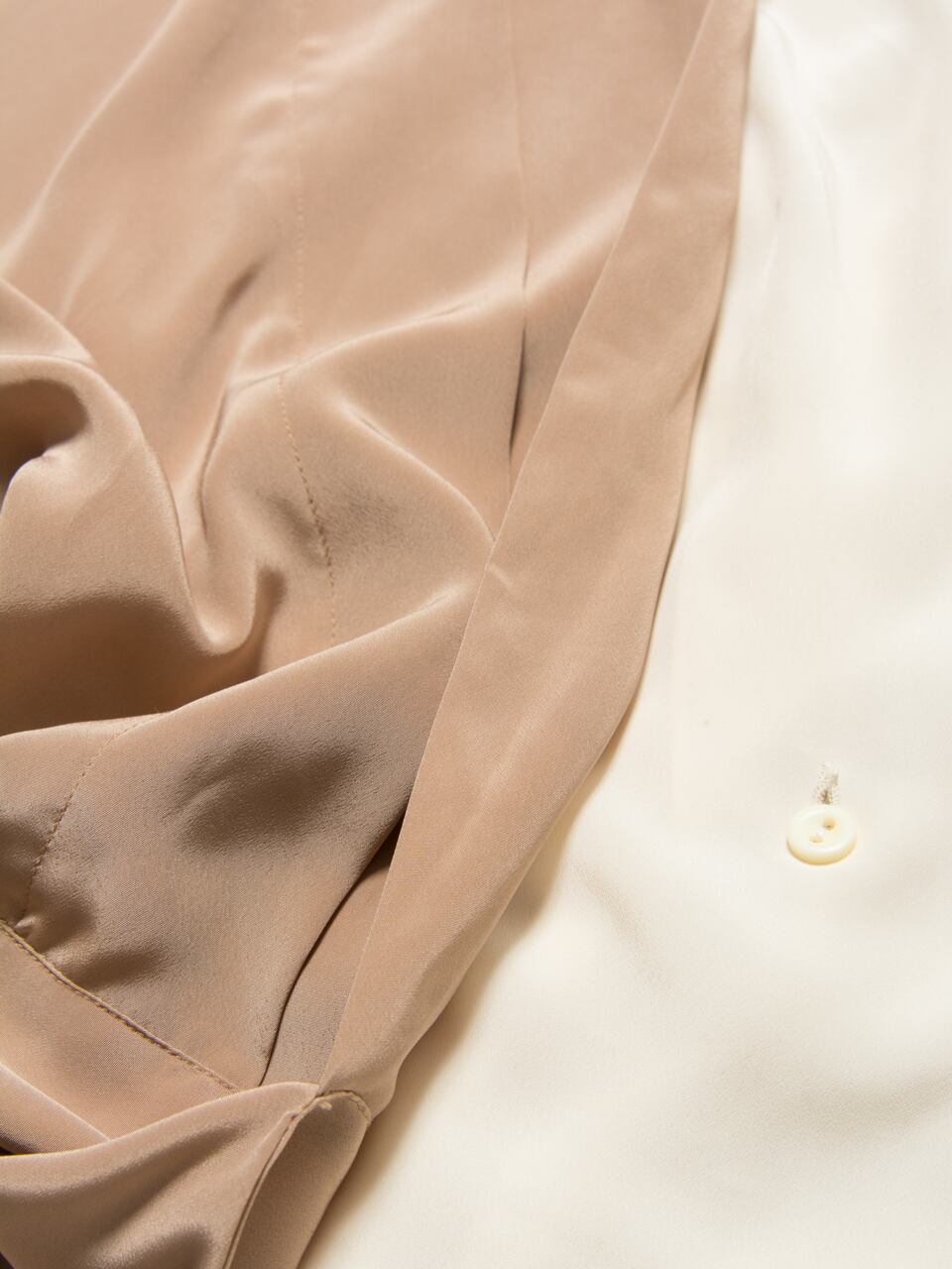 【Made in France】Satin design blouse（フランス製 サテン デザインブラウス カシュクール）1d