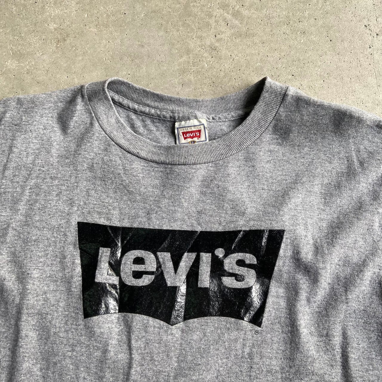 80s〜 USA製 Levis フロントロゴ ヴィンテージ tシャツ M