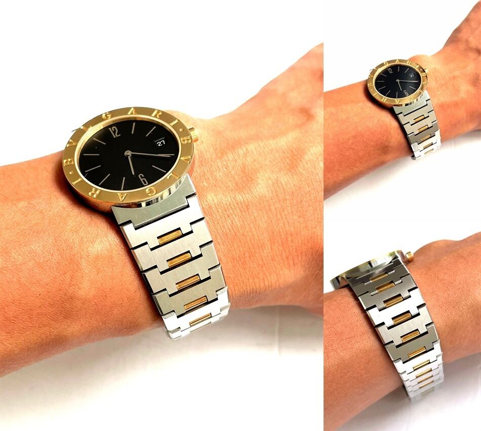 BVLGARI ブルガリ K18YG 750 SS ブルガリブルガリ BB33SGD クォーツ