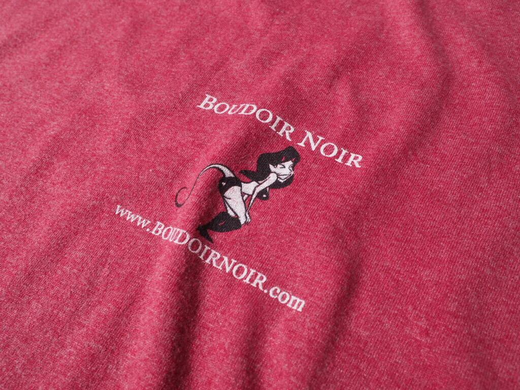 Boudoir Noir Small devil printed Lingr loose silhouette Tee