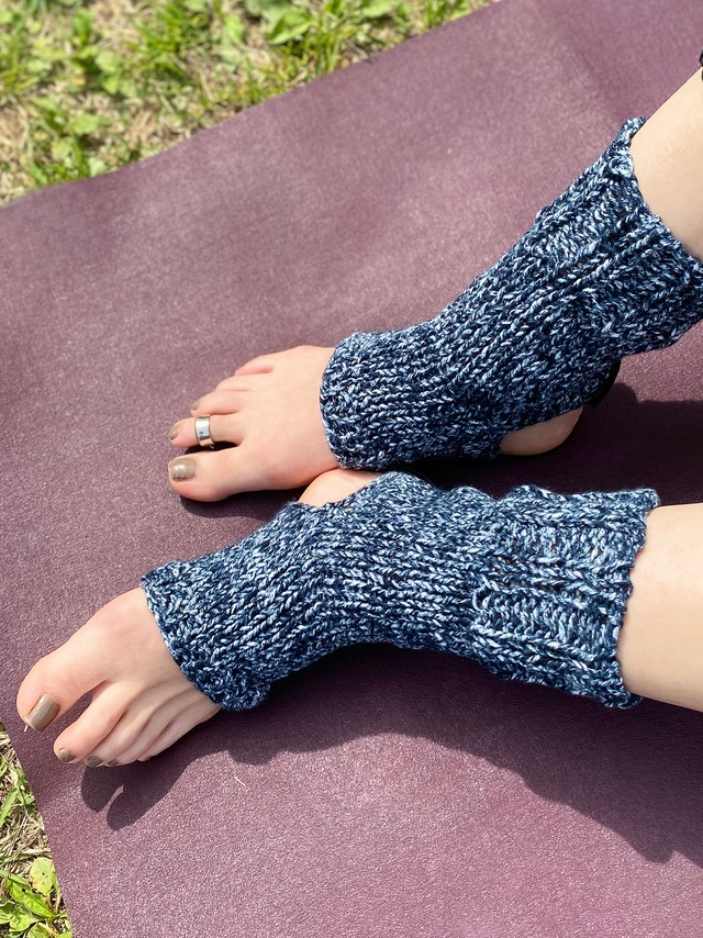 アンクルウォーマー　ストーンウォッシュデニム　My Kinda Body　