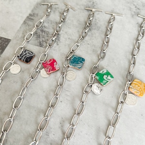 ボタニカルレザーコインブレスレット シルバー アロマテラピー アロマアクセサリー