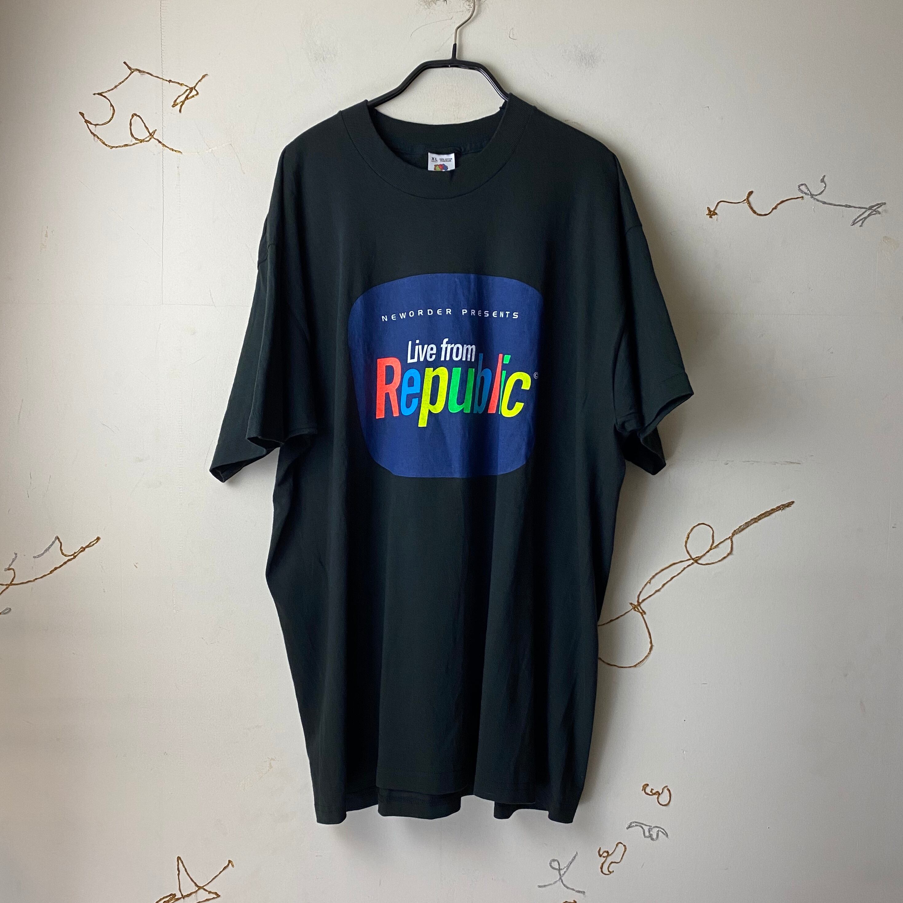 vintage 1990’s NEW ORDER music tee “republic” | NOIR ONLINE powered by BASE