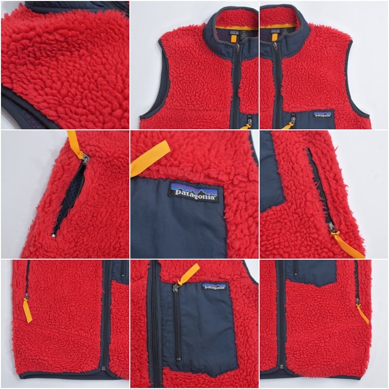 00s FA02 USA製 patagonia パタゴニア レトロX R4フリースベスト 65561