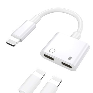 【在庫処分】TOMPOL iPhone イヤホン 変換 アダプタ 2in1 ライトニング 充電 同時 二股ケーブル lightning 通話リモコン 音楽調整 急速充電 アップル純正チップ iPhone14/13/12/Xs/Xs max/Xr/11/8plus/7/7plus(iOS16、15対応)