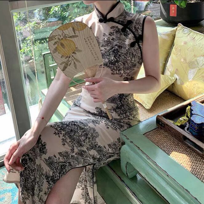 ティーブレイクベルフラワーヴィンテージフレンチチャイナ芸術ドレスop-431901