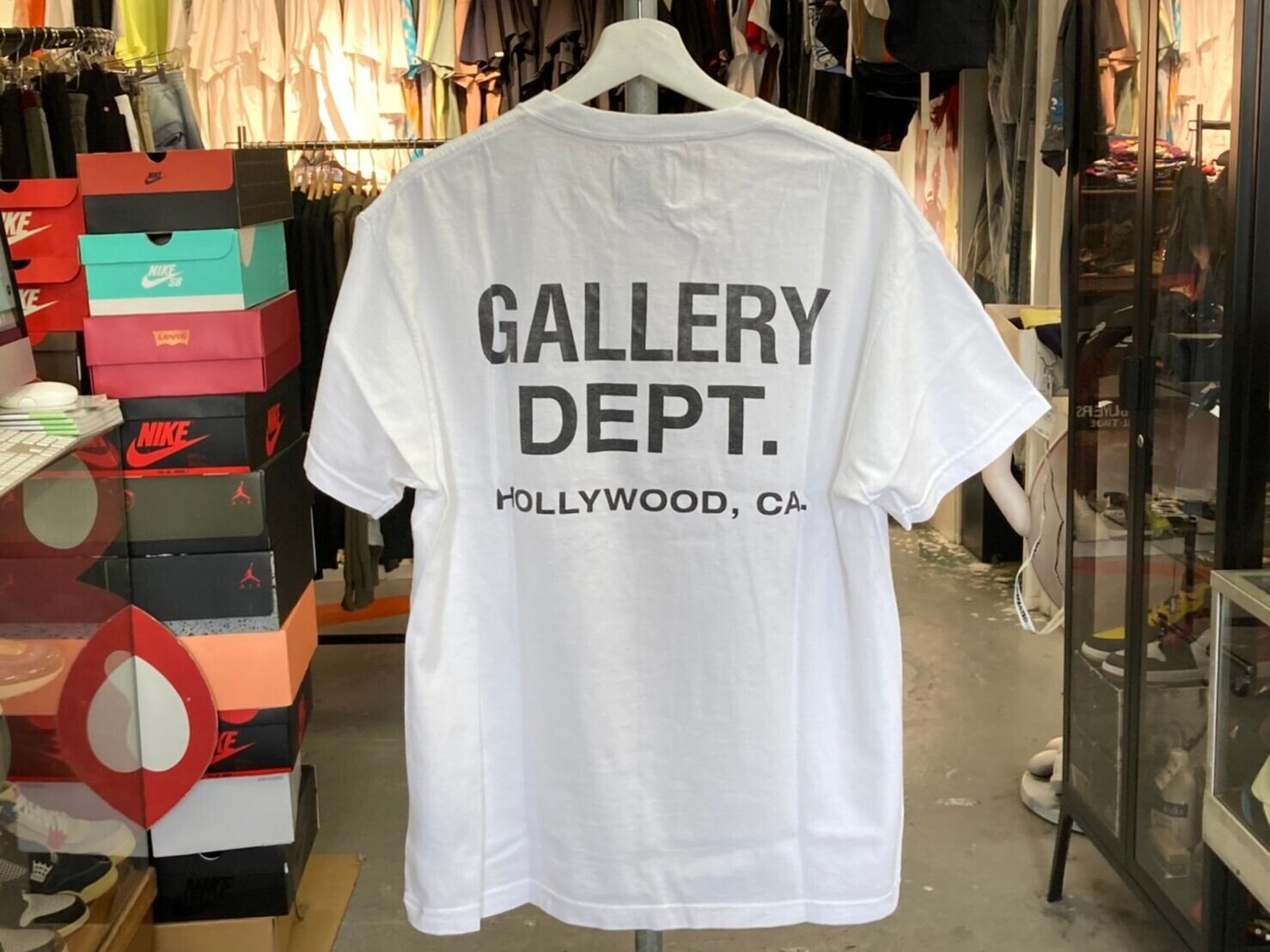 GALLERY DEPT VINTAGE SOUVENIR TEE WHITE MEDIUM 11752 | BRAND 