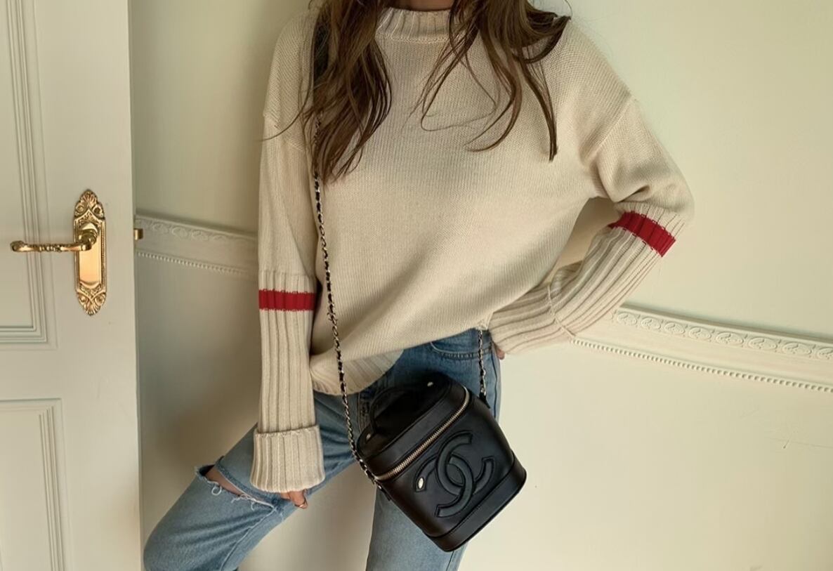 ライン入りニット　AJ1079-2991