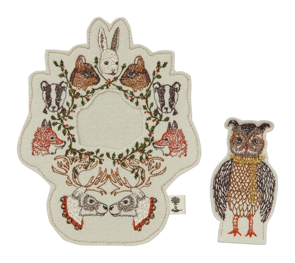 CORAL&TUSK「Wreath Felt Friend」ミニリース+パペット グリーティング