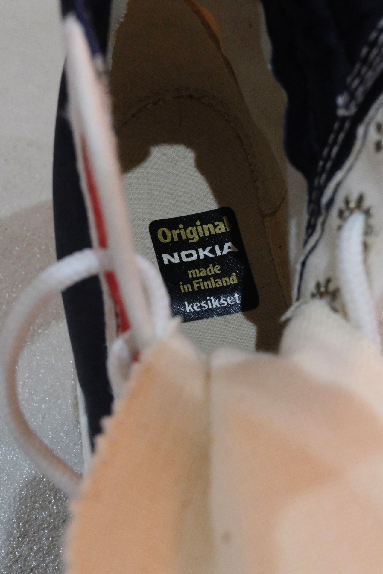 NOKIA "FIRE" high-cut sneakers