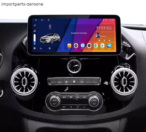 12.3インチ メルセデス・ベンツ Vクラス アンドロイドナビ 2014-2020