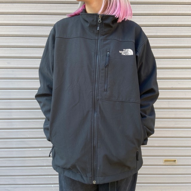 ザ ノースフェイス AMVY T183 ソフトシェルジャケット メンズL 古着 