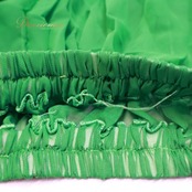 ベリーダンス オリエンタル 衣装 上下セット グリーン系 トップス スカート ベルト アーム アーム飾り ベール コイン ビーズ フリンジ 豪華 装飾 透け感 スリット 華やか ダンス衣装 イベント ステージ キラキラ