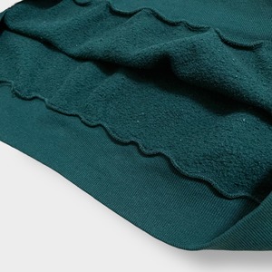 FRUIT OF THE LOOM 90s USA製 XXL ビッグサイズ スウェットシャツ トレーナー ロゴ アニマルプリント キツネ ディープグリーン SWEATSHIRTS US古着
