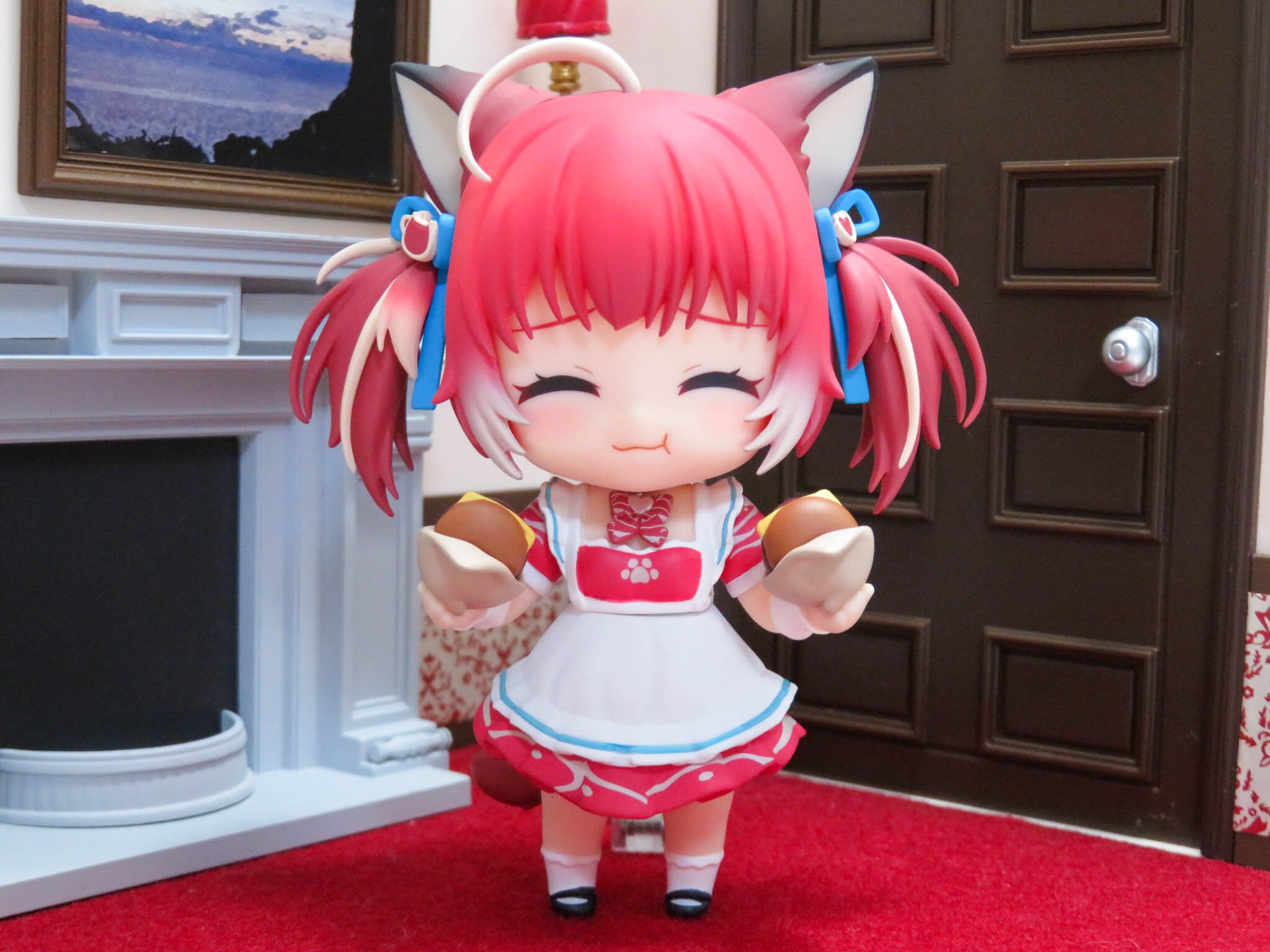 2709】 赤見かるび 髪パーツ ネコ耳ピッグテール ねんどろいど