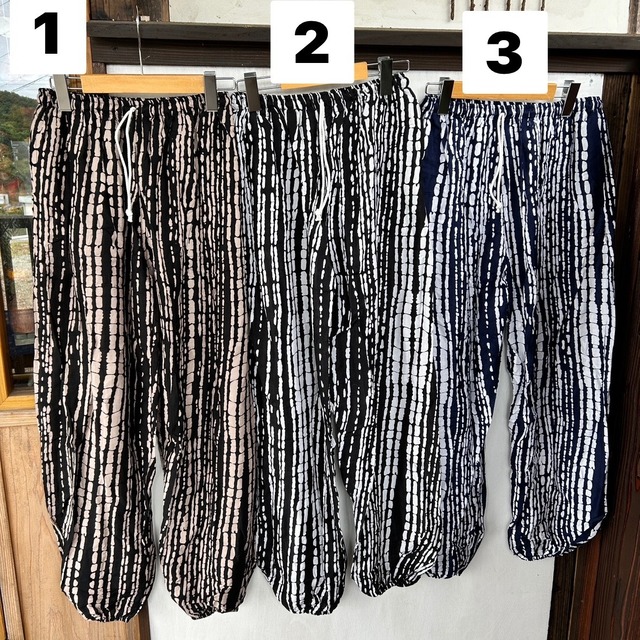 タイダイ柄　マンボパンツ