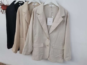 リネンブレンドジャケット　　ASF-212010-1048