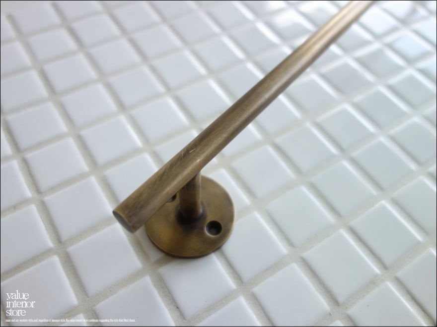 真鍮ドアハンドルT35 ノブ 取っ手 鋳物 鋳造 レトロ 新品 ブラス取手