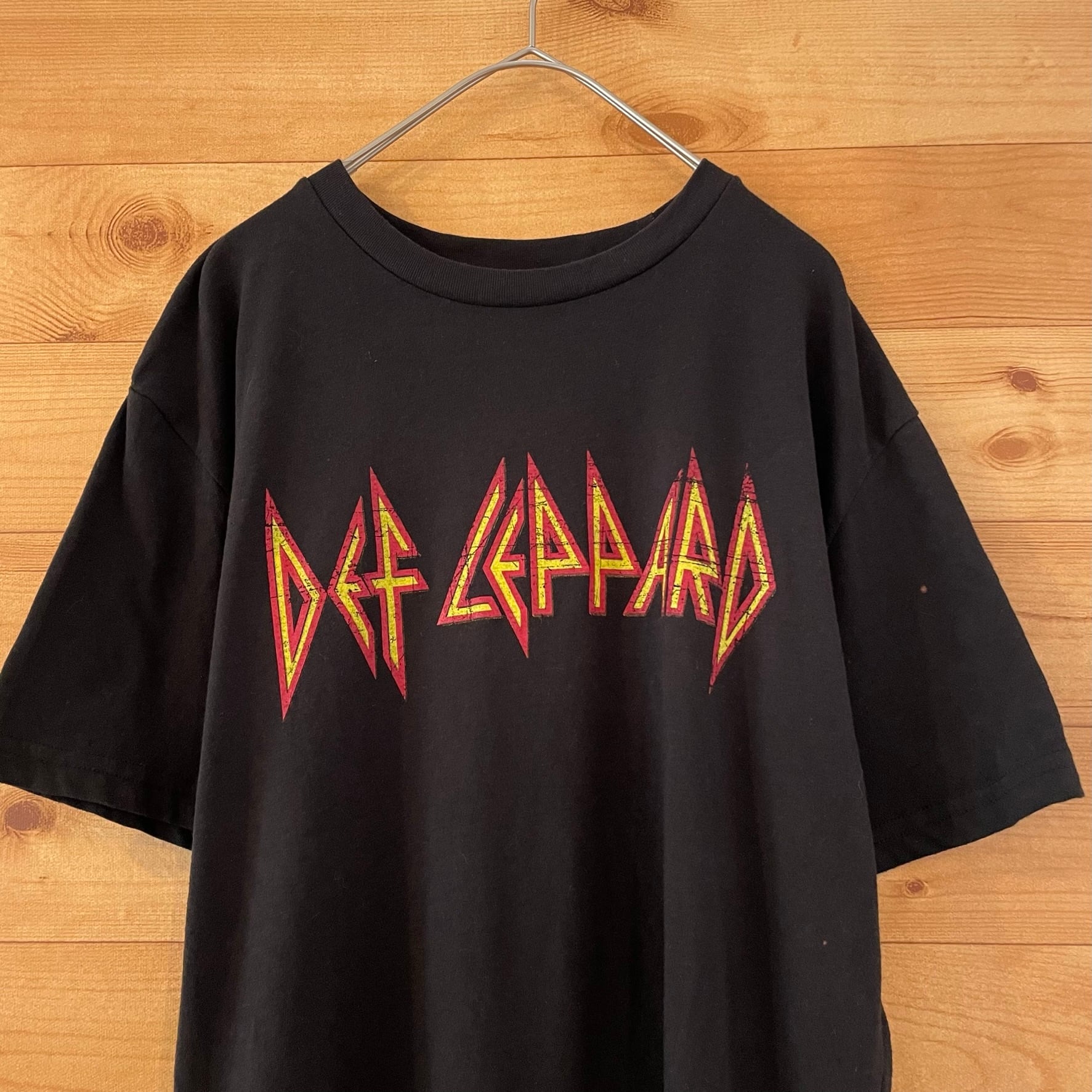 Def Leppard】公式 バンドTシャツ ロゴ デフレパード ロックt バンt M