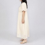 立体ドット ティアードワンピース
