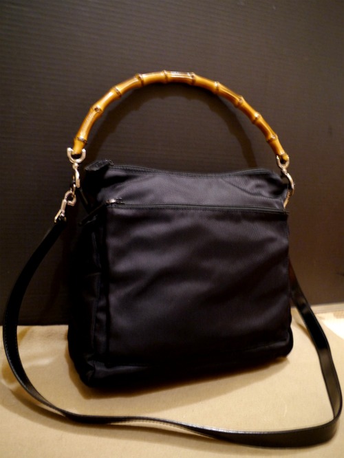 美品◆GUCCI グッチ バンブー ハンドショルダー2way バッグ◆