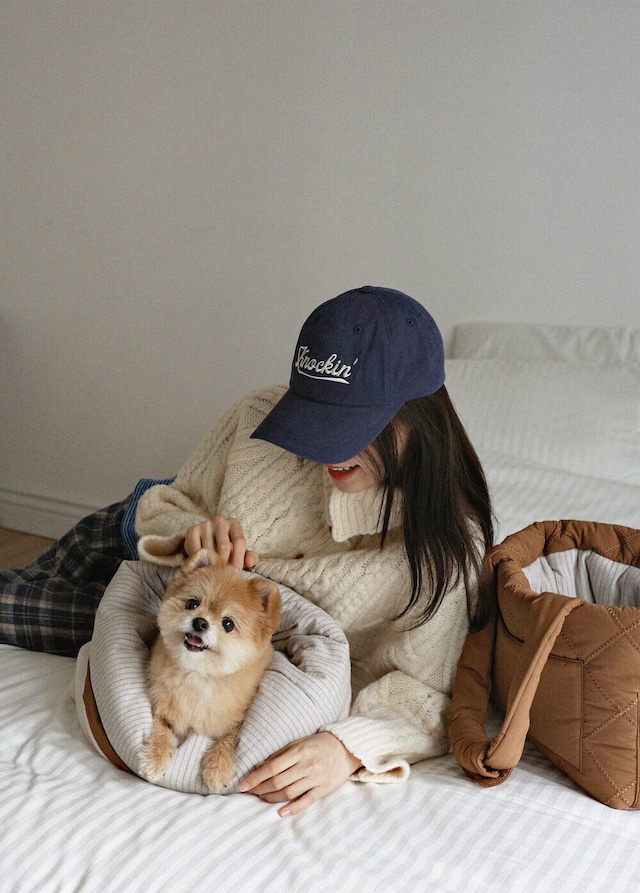 〈予約アイテム〉OHDIBS / Snuggle Basket – キャメルブラウン