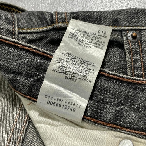 【W36 L30】 usa levi's 先染ブラック リーバイス 559 詳細写真7
