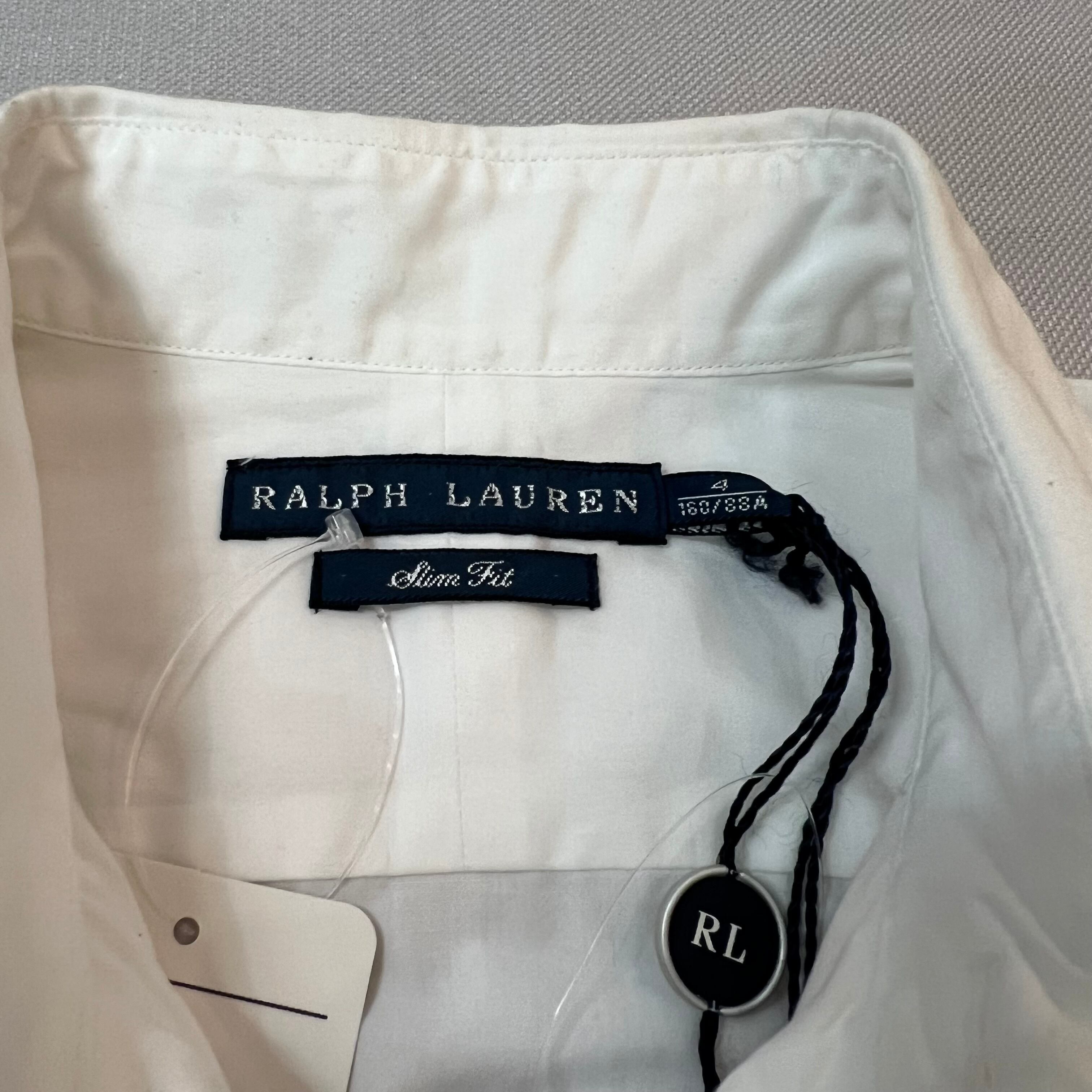 Ralph Lauren ラルフローレン フリルシャツ ドレスシャツ 白 Ralph Lauren ラルフローレン フリルシャツ ドレスシャツ 白