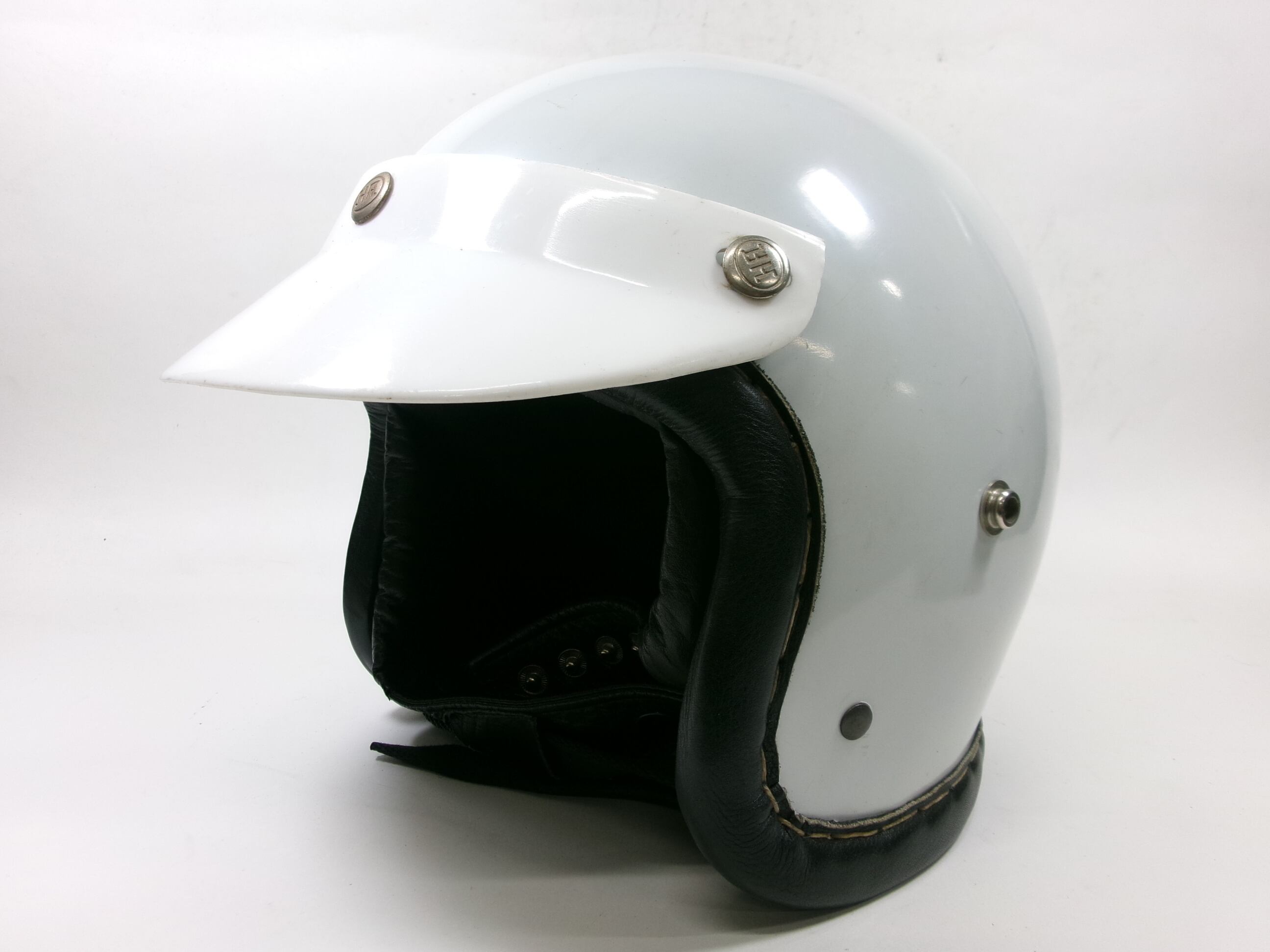 Sシェル！60s HARLEY-DAVIDSON MODEL S ジェットヘルメット 目深加工