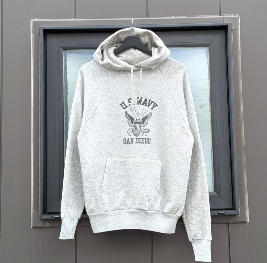 70s〜velva sheen "US ARMY SAN DIEGO" sweat foody 小岩店