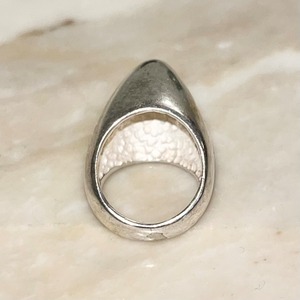 vintage silver rocket ring