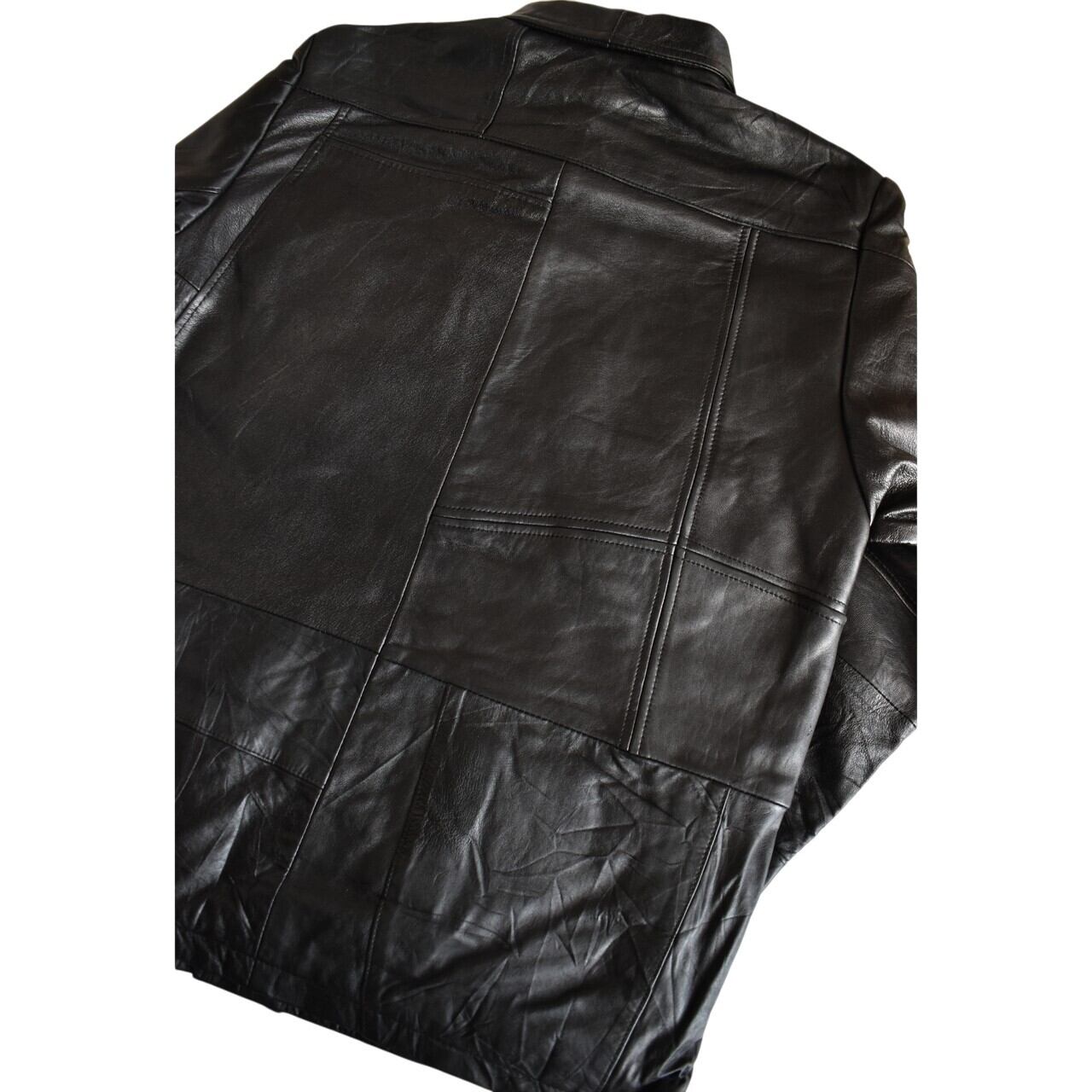 yoused / REMAKE LEATHER JUNGLE FATIGUE JACKET - リメイク レザー