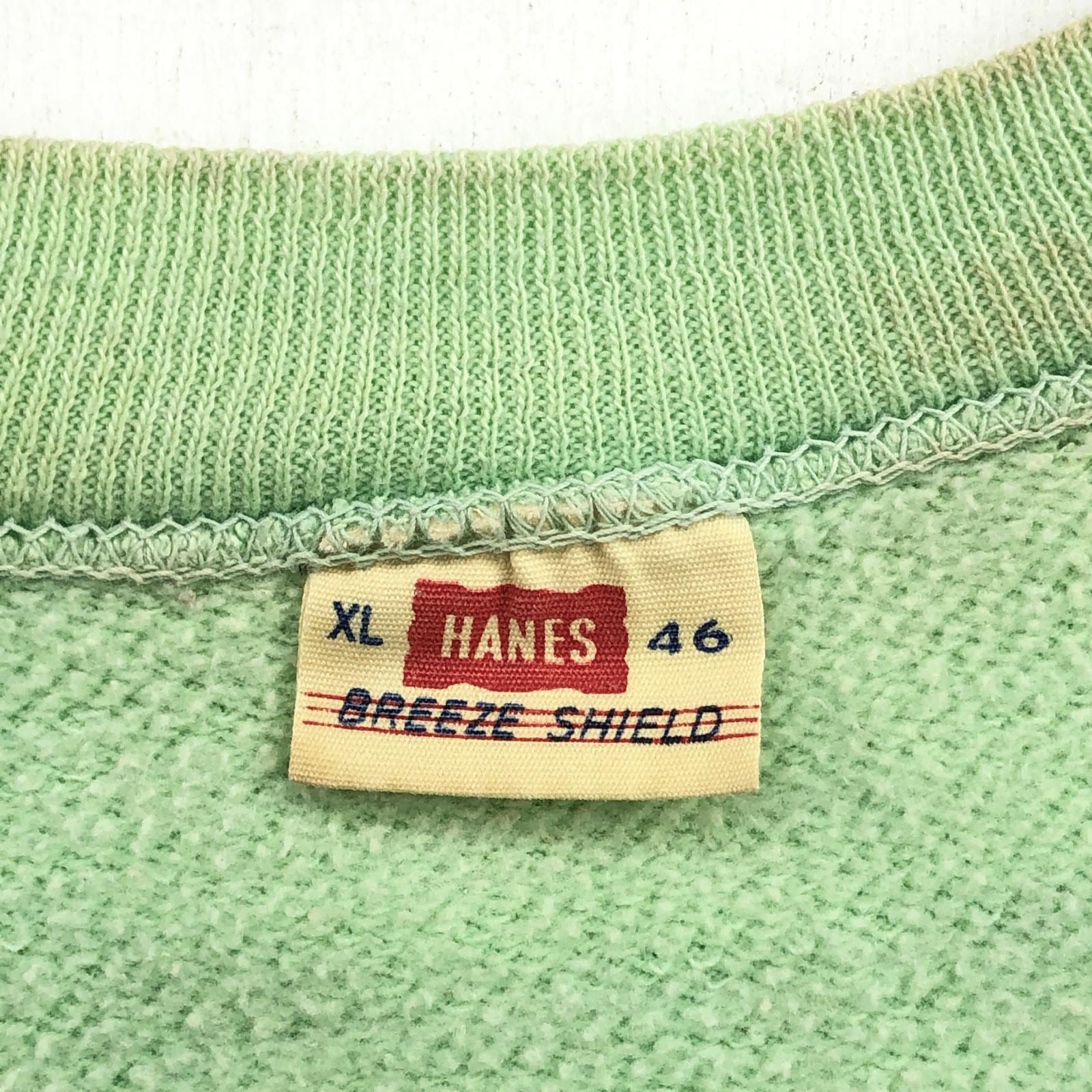 HANES BREEZE SHIELD 50- 60年代 ラグランスリーブ 丸胴 半袖