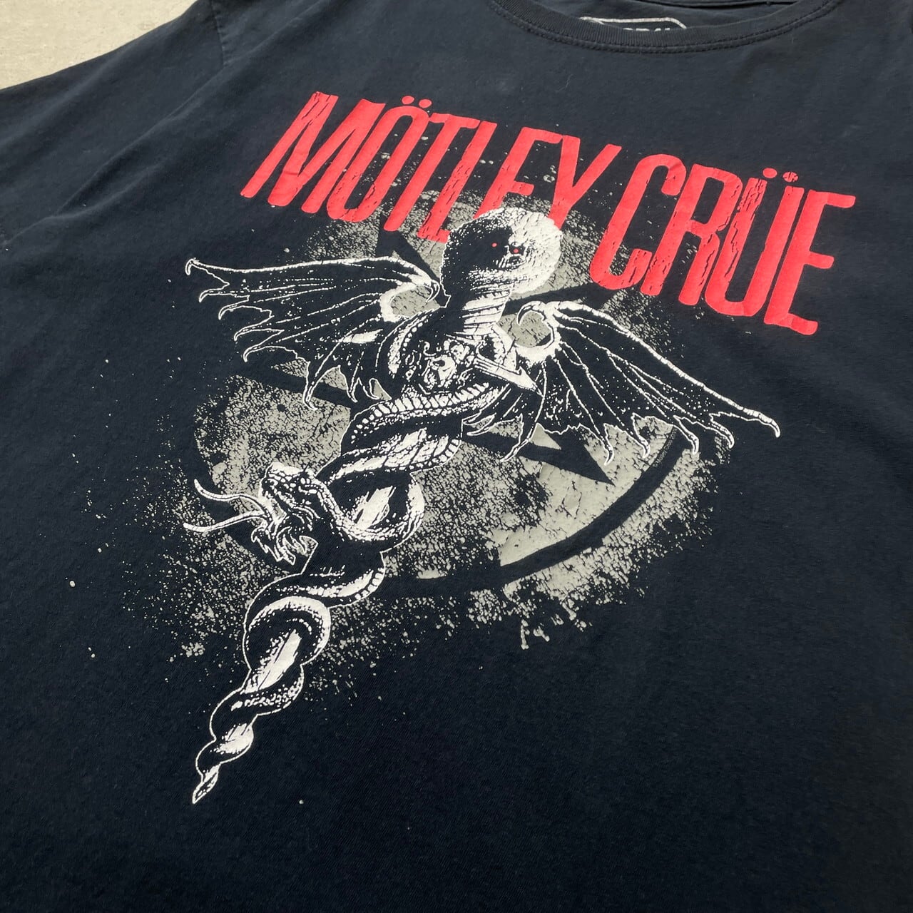 モトリー・クルー 90s ヴィンテージ 両面プリント バンドTシャツ C433