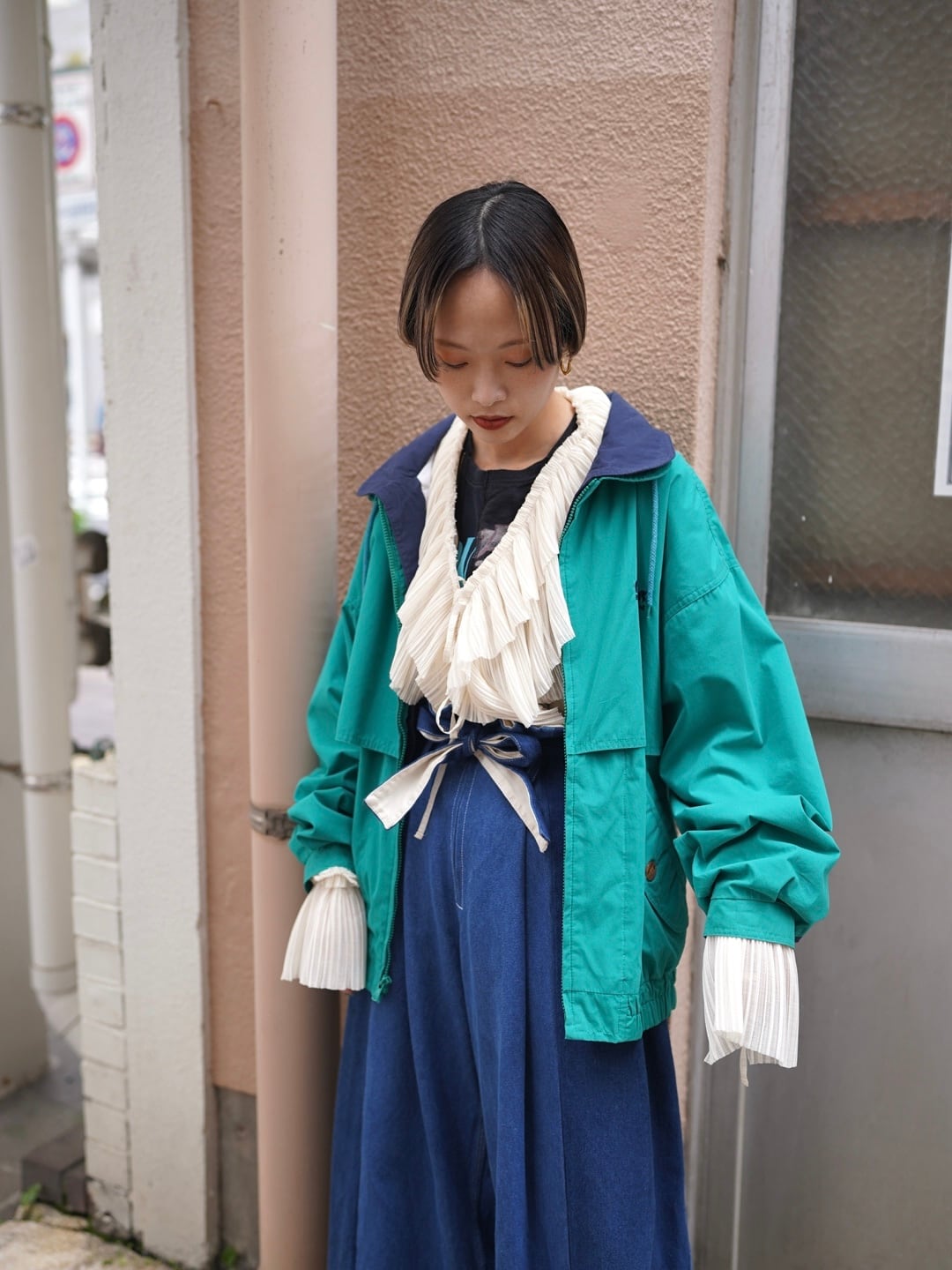 Vintage Light Outer(TurquoiseGreen)