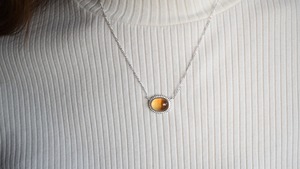 ＊1点もの＊Citrine necklace《silver925》