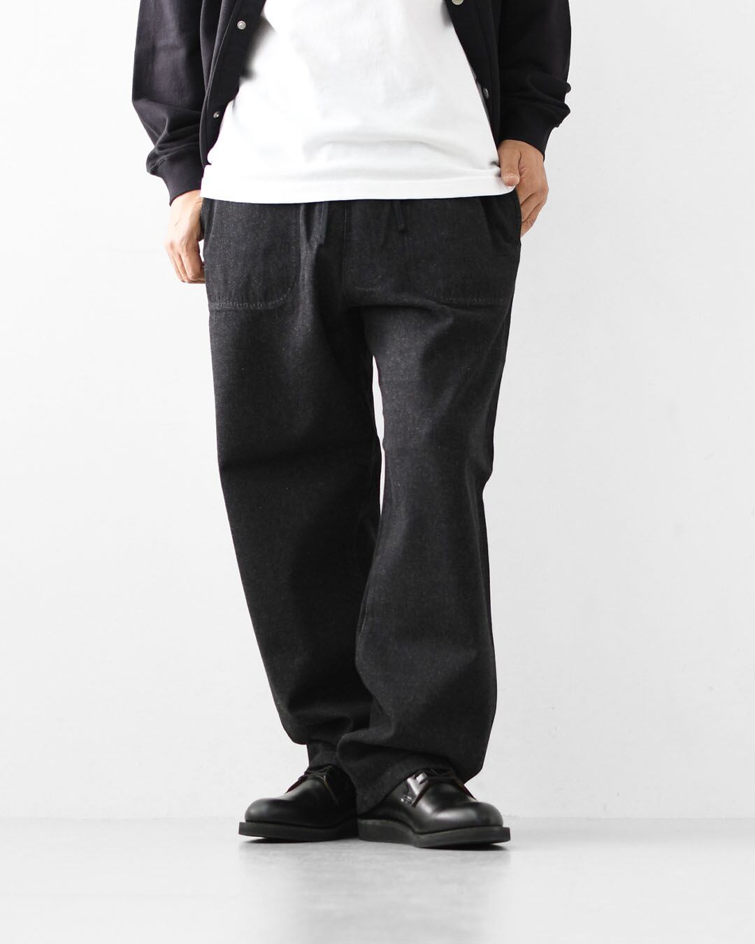 DANTON [ダントン] M BLACK DENIM EASY PANTS [DT-E0209KBK] ブラック